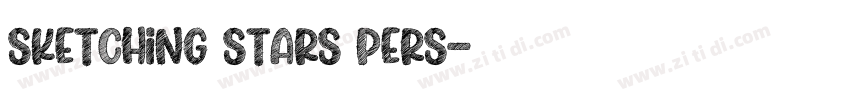 Sketching Stars Pers字体转换